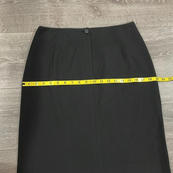 Talbots Stretch Classic Straight Black Skirt 6 - Picture 5 of 10